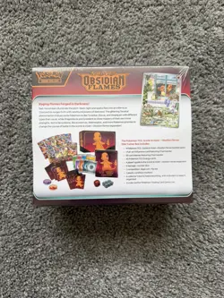 Pokemon: Scarlet & Violet Obsidian Flames ETB New Factory Seal - Image 2