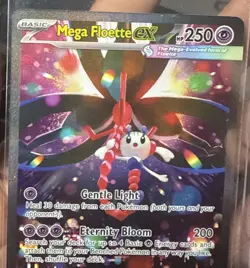 Pokemon TCG Mega Floette ex SIR Chaos Rising 117/086 NM PSA 10 CONTENDER - Image 2