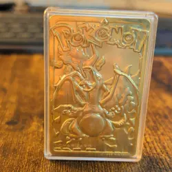 Burger King 1999 Pokemon TCG Charizard Metal Foil Promo Limited Edition - Image 1