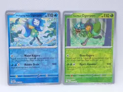 NM - Wellspring Mask Ogerpon 067/182 Holo Pokemon Destined Rivals Pokemon SV10 - Image 1