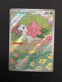 Shaymin 185/182 IR Illustration Rare Pokemon Destined Rivals - Image 1