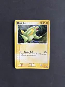 Pokemon TCG Electrike EX Emerald 47/106 Reverse Holo Common 2005 Nintendo - LP+ - Image 1
