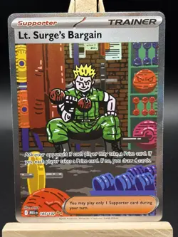 Pokemon Lt. Surge's Bargain 185/132 Mega Evolution - Image 1
