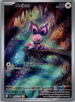 Noibat 169/159 SV09: Journey Together Pokemon TCG Illustration Rare NM - Image 1