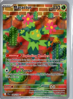 Maractus 160/159 Journey Together Pokemon TCG Holo Illustration Rare NM - Image 1