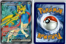 Hop's Zacian ex 176/159 Journey Together Pokemon TCG Holo Ultra Rare NM - Image 3