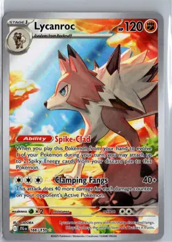 Lycanroc 166/159 Journey Together Pokemon TCG Holo Illustration Rare NM - Image 1