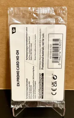 Pokemon Ho-Oh 010/086 Chaos Rising GameStop Promo Cosmo Holo Stamped - Sealed - Image 2