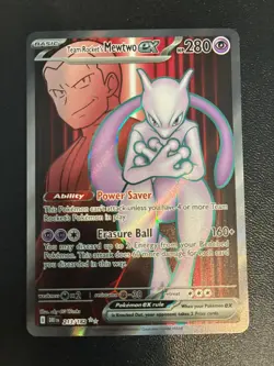 Pokemon - 213/182 - Team Rocket's Mewtwo ex - Destined Rivals - Image 1