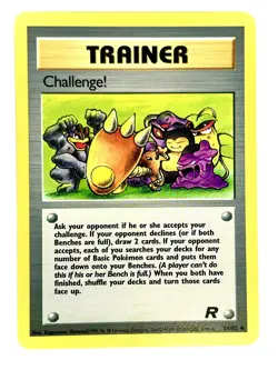 Challenge! 74/82 Uncommon Team Rocket Pokemon Lightly Played - Image 1