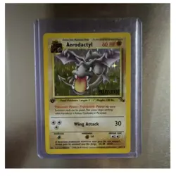 Aerodactyl 1/62 Fossil Prerelease Holo Promo 1999 WOTC English 60 HP - Image 1