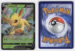 LEAFEON V 013/159 HOLO RARE V CROWN ZENITH POKEMON NEAR MINT - Image 4