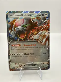 Bloodmoon Ursaluna ex SV06: Twilight Masquerade 141/167 Double Rare NM Pokemon - Image 1