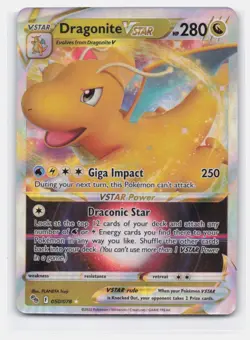 DRAGONITE VSTAR 050/078 HOLO VSTAR RARE POKEMON GO - Image 2