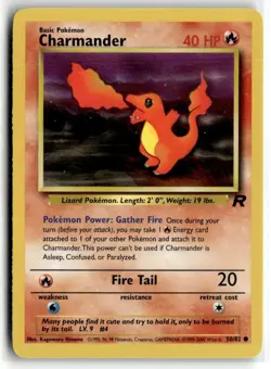 2000 Pokemon - Team Rocket Charmander #50/82 - Image 1