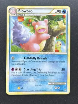 Pokemon TCG Slowbro H&S Undaunted 38/90 Regular Uncommon - Image 1