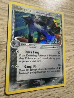 Mightyena Delta Species 24/113 Reverse Holo Rare Stamped Pokemon EX Delta Specie - Image 1