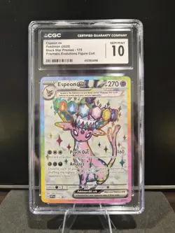 CGC 10 Espeon ex 175 SVP Black Star Promo Prismatic Evolutions Pokemon Gem Mint - Image 1