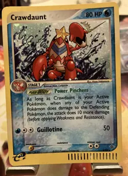 Crawdaunt 3/97 - Holo Rare - Dragon E-Reader- Pokemon Holo - LP - Image 1