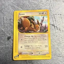 Pokemon TCG Eevee Regular Common 075/147 Aquapolis English 50 HP - Image 1