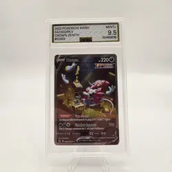 Pokemon Hoopa V GG53/GG70 Crown Zenith: Galarian Gallery Holo AGS 9.5 MINT+ - Image 1