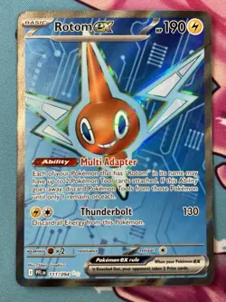 Pokemon Phantasmal Flames PFL EN Rotom EX - 111/094 Ultra Rare NM - Image 1