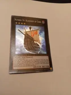 Number 50: Blackship of Corn CT10-EN018 Yugioh TCG Super Rare LP - Image 1