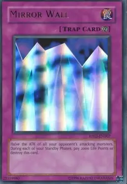 Mirror Wall - RP02-EN007 - Ultra Rare - Unlimited Edition - Damaged - Image 1