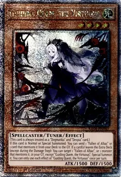 Guiding Quem, the Virtuous RA04-EN043 Quarter Century Rare 1st Edition Yugioh NM - Image 1