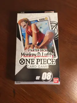 One Piece Card Game Starter Deck Monkey.D.Luffy ST-08 English (Sealed) New - Image 1
