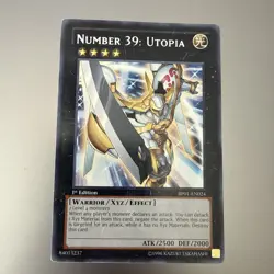 Yugioh Number S39: Utopia the Lightning (Ultra Rare) (1st Edition) BLAR-EN070 P - Image 1
