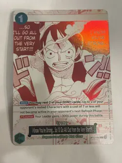 Monkey D. Luffy - OP13-040 - Treasure Campaign Promo - One Piece English - Image 1