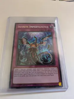 Yugioh Infinite Impermanence RA01-EN075 1st Edition Super Rare NM - Image 1
