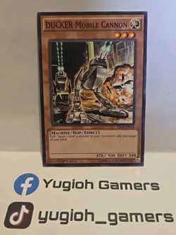 YUGIOH DUCKER MOBILE CANNON YS15 1ST EDITION COMMON LIGHT PLAYED - Image 1