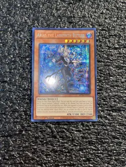 Yugioh! Arias The Labyrinth Butler MP24-EN116 Prismatic Secret Rare 1st NM - Image 1
