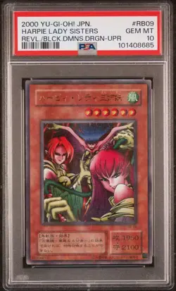 YuGiOh Harpie Lady Sisters RB-09 Parallel 2nd Series PSA10 Rare Japan - Image 5