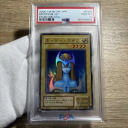 YuGiOh Holy Elf PG-01 2nd Series Super Rare PSA10 Japanese Collector Card - Image 1