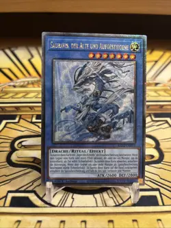 Yugioh Sauravis, der Alte und Aufgestiegene RA02-DE019 Quarter Century Secret Ra - Image 1