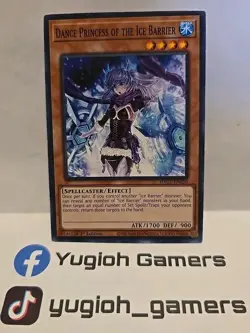 YUGIOH DANCE PRINCESS OF THE ICE BARRIER HACI COMMON LIGHT PLAYED 1ST EDITION - Image 1