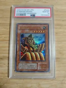 YuGiOh PSA10 Guardian Sphinx Ultra Rare 2nd Generation Vintage Japan Card - Image 1