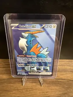 Pokemon Cobalion ex 103/086 CRI EN Full Art Ultra Rare Holo Pokemon Card - Image 1