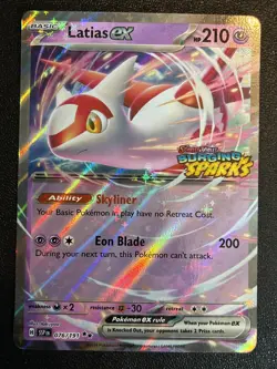 Pokemon TCG Latias Ex Surging Sparks Stamped Promo 076/191 - Image 1
