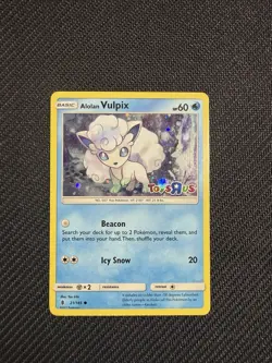 The Pokemon Company Alolan Vulpix 21/145 SM Guardians Rising Holo Promo 2017 - Image 1
