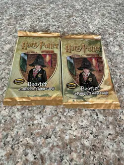 Harry Potter Trading Card Game Booster Pack Vintage Still Sealed Lot 2 - Image 1