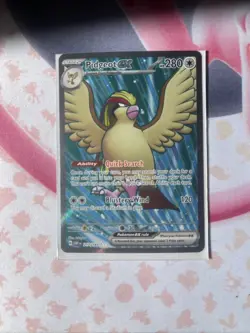 Pidgeot ex 217/197 Obsidian Flames Ultra Rare Full Art Holo Pokemon TCG NM - Image 1