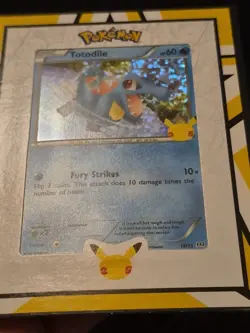 pokemon 25th anniversary mcdonalds holo Totodile - Image 3