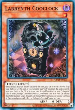 Yugioh! Labrynth Cooclock - OP23-EN005 - Super Rare - Unlimited Edition Near Min - Image 1