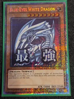 Yugioh! 1x Blue-Eyes White Dragon RA05-EN085 Starlight Rare 1st Ed NM - Image 1