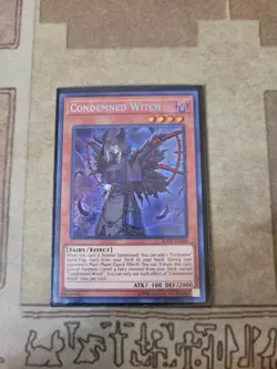 YUGIOH CONDEMNED WITCH SOFU-EN028 SECRET UNLIMITED ED NM - Image 1