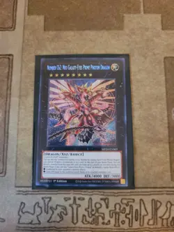 YUGIOH NUMBER C62: NEO GALAXY-EYES PRIME PHOTON DRAGON MP24 PRISMATIC SECRET 1ST - Image 1